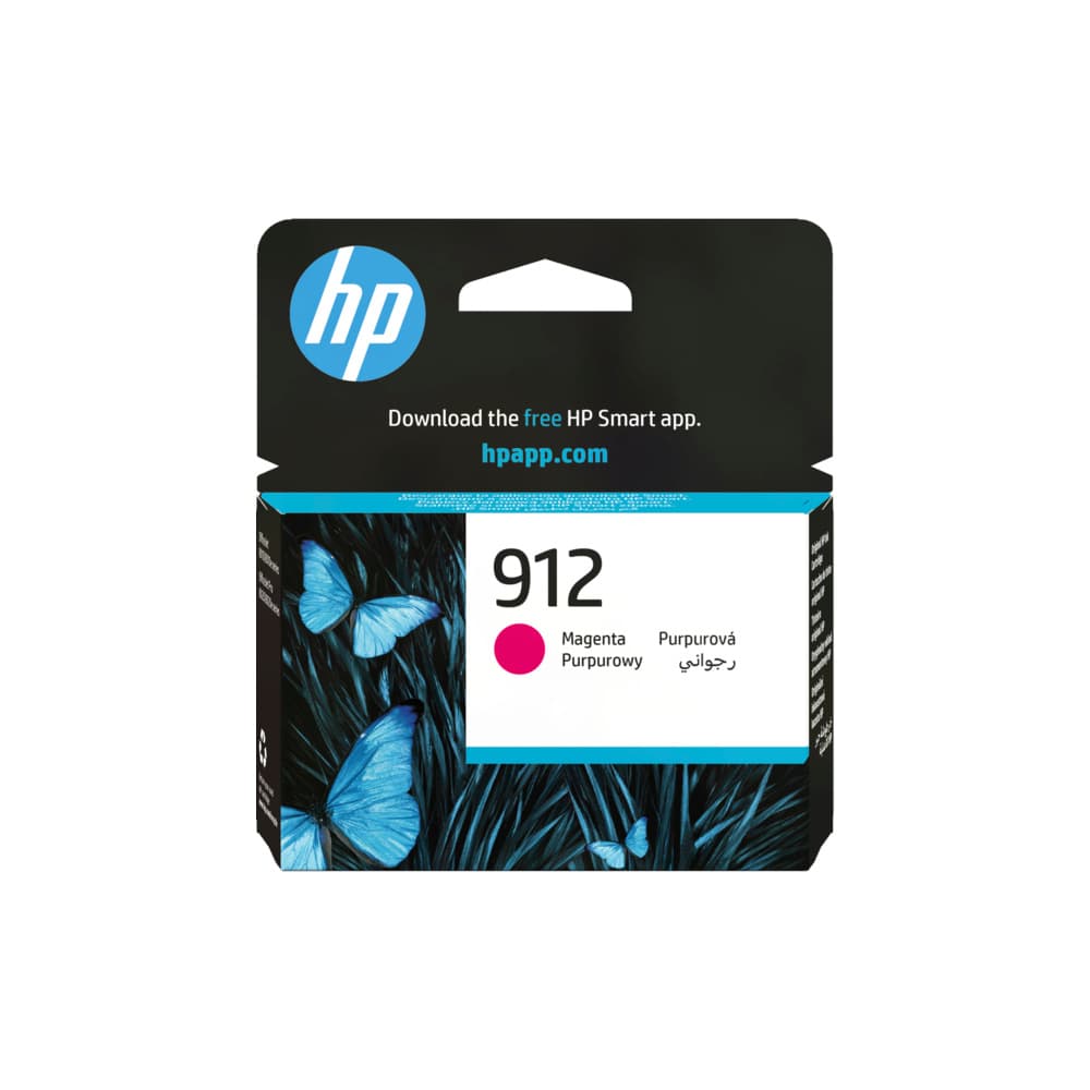 Tinteiro HP 912 Magenta 3YL78A 3ml 315 Pág.