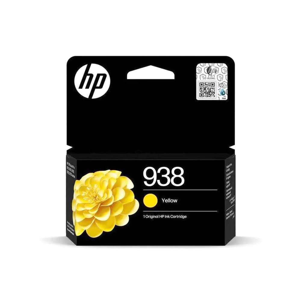 Tinteiro HP 938 Amarelo 4S6X7P 800 Pág.