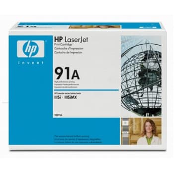 Toner HP 91A Preto 92291A 10250 Pág.