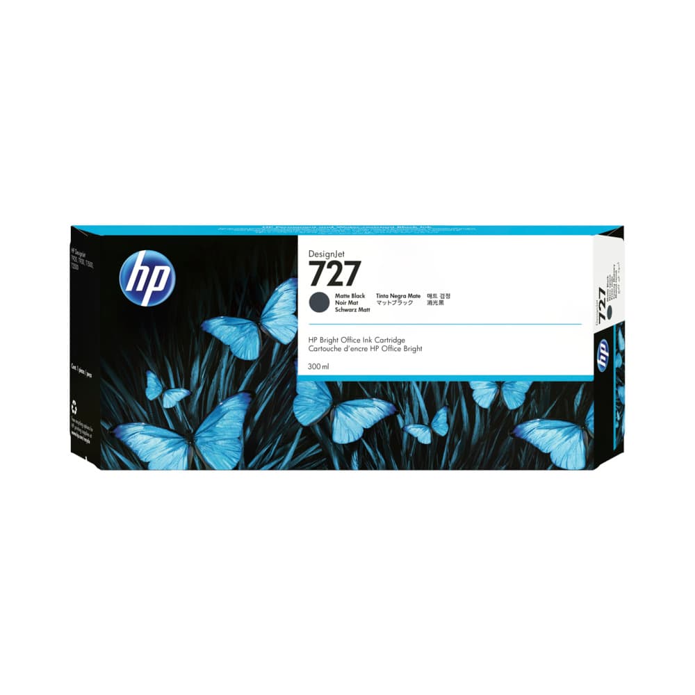 Tinteiro HP 727 Preto Matte C1Q12A 300ml