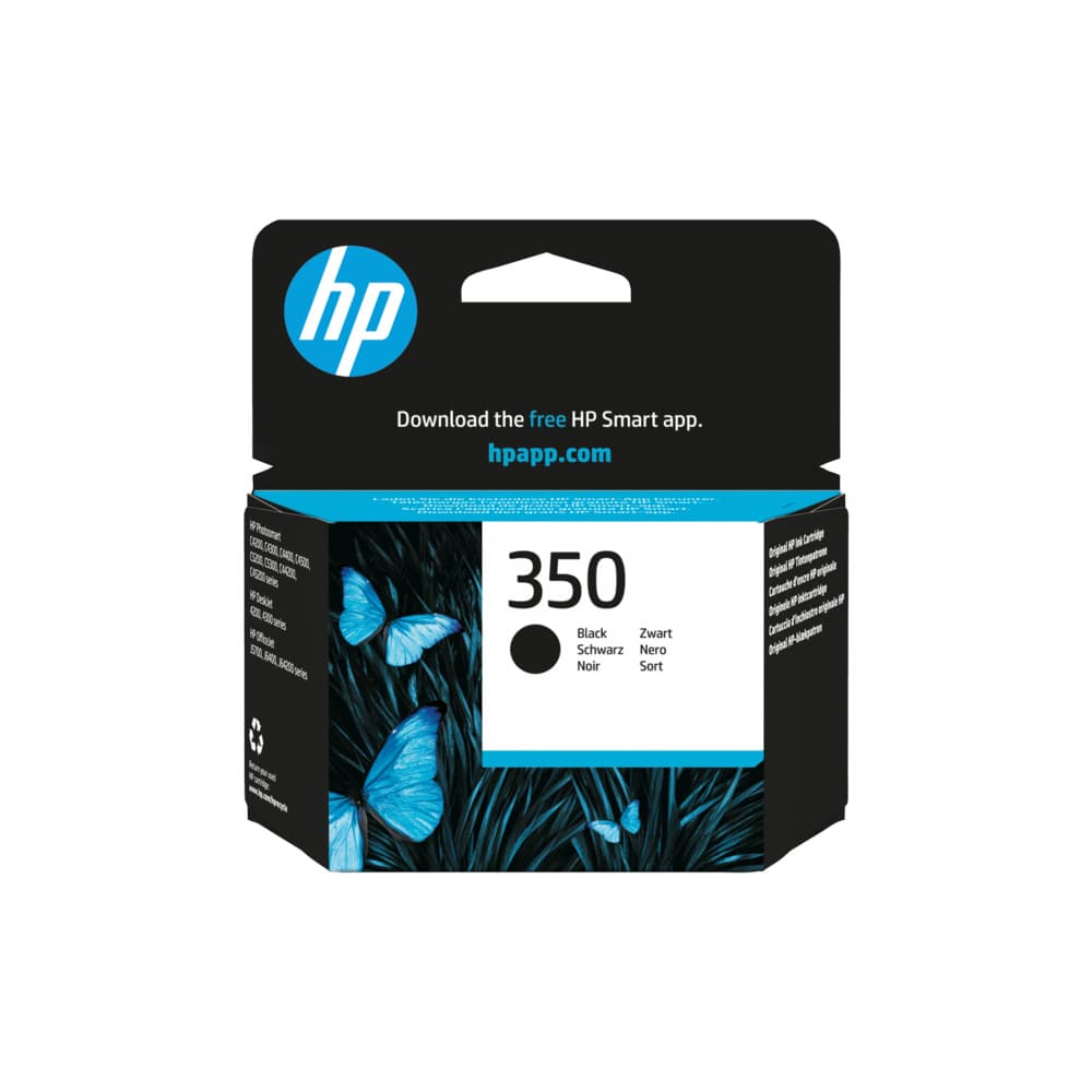 Tinteiro HP 350 Preto CB335EE 4,5ml 200 Pág.