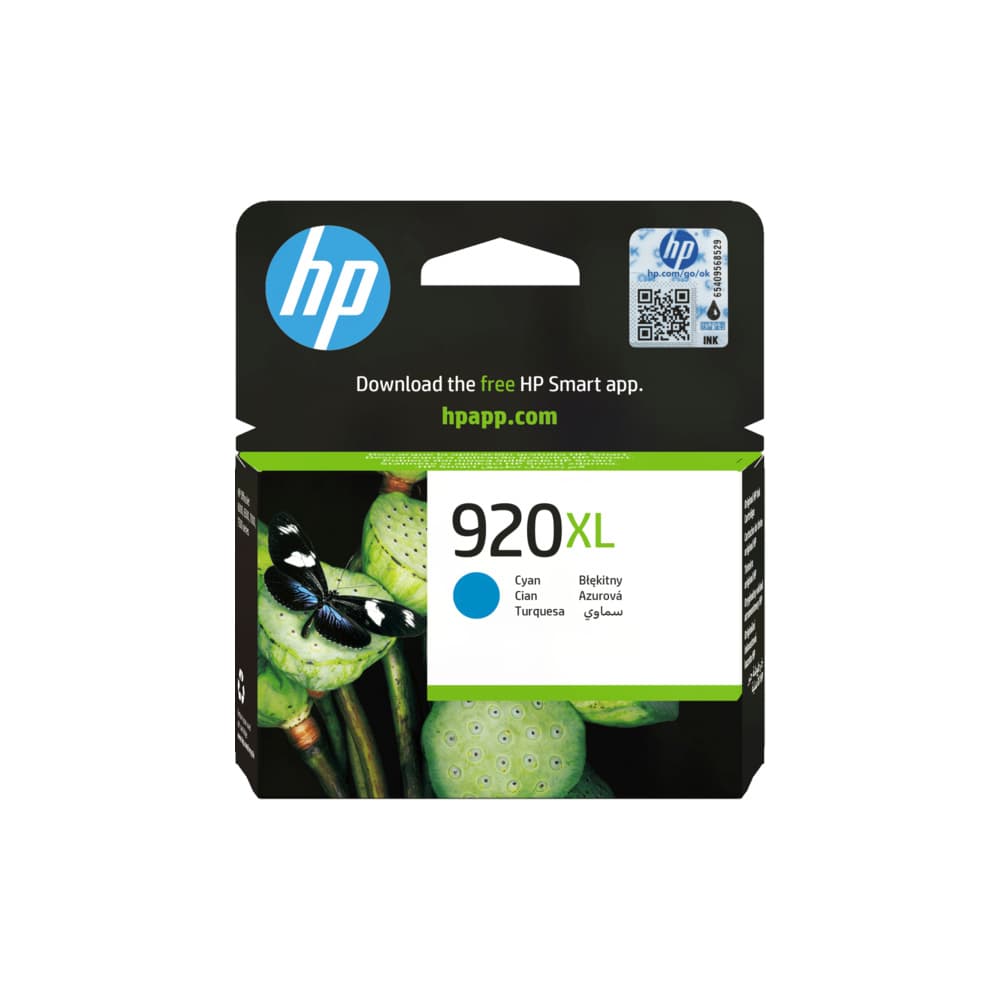 Tinteiro HP 920XL Azul CD972AE 8ml 700 Pág.