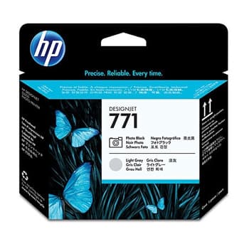 Cabeça Impressão HP 771 Preto Foto/Cinza Claro CE020A 775ml
