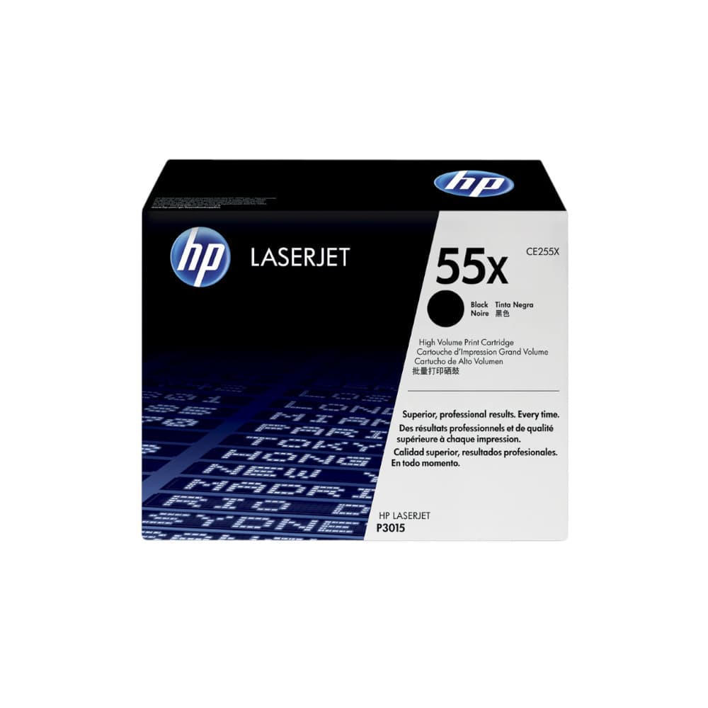 Toner HP 55X Preto CE255X 12500 Pág.