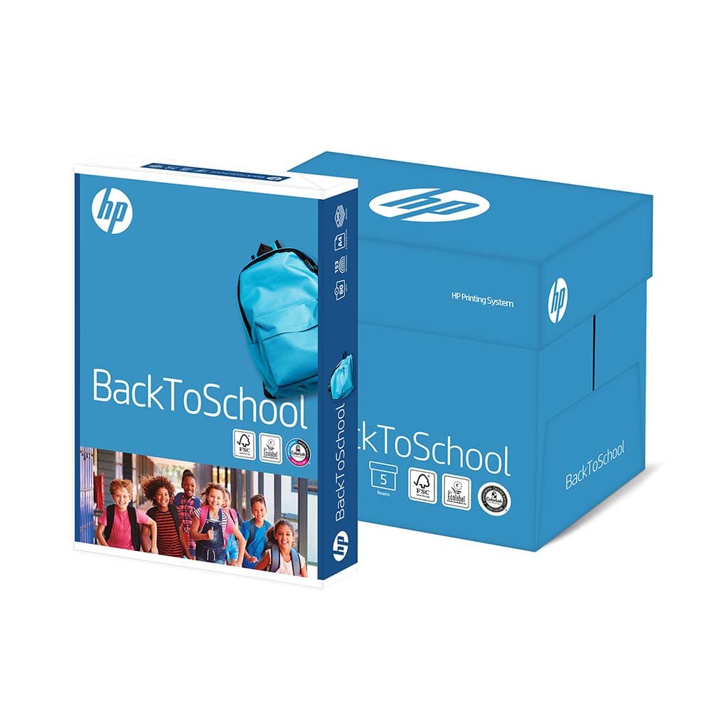 Papel 080gr Fotocopia A4 HP Back To School 5x500Fls