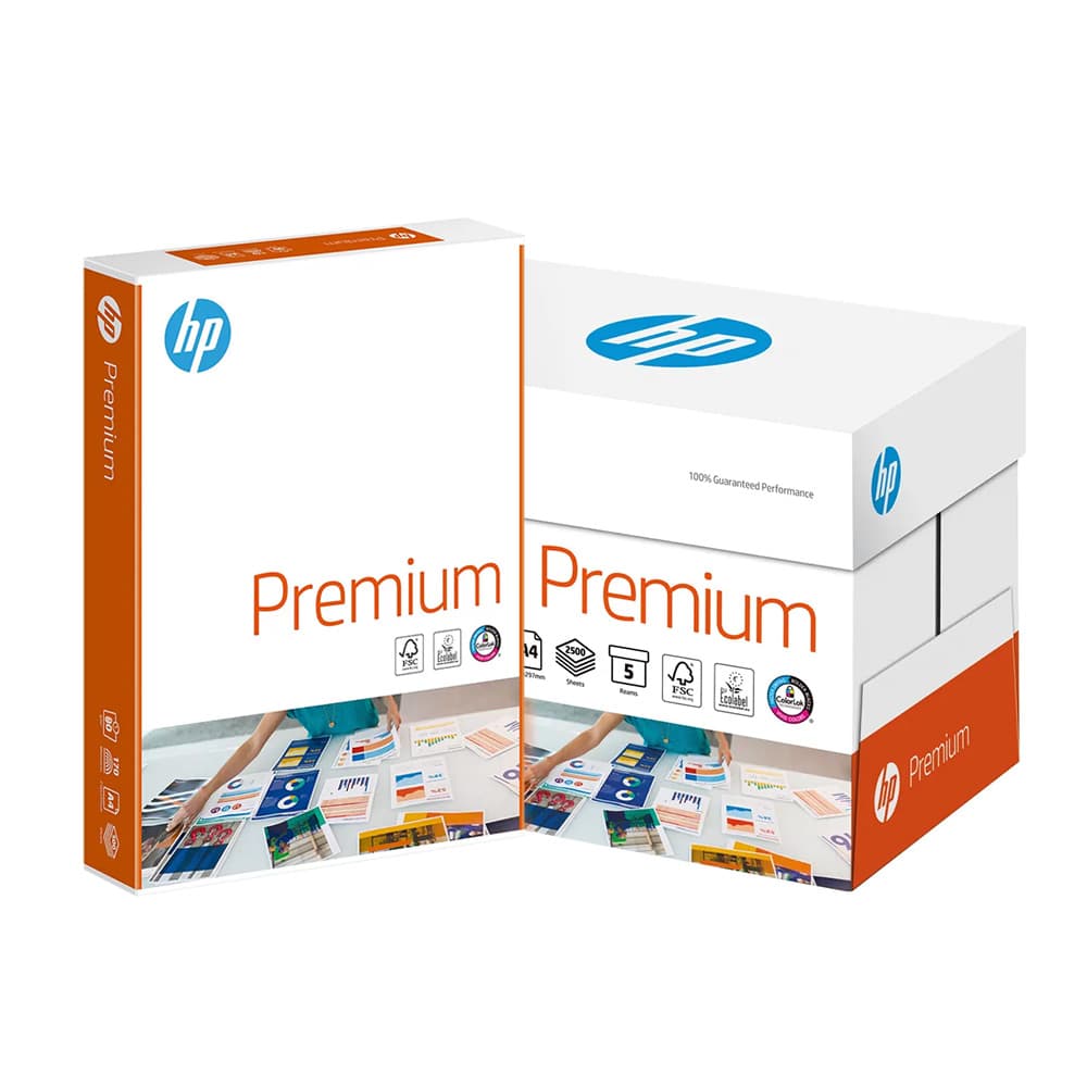 Papel 080gr Fotocopia A4 HP Premium 5x500Fls