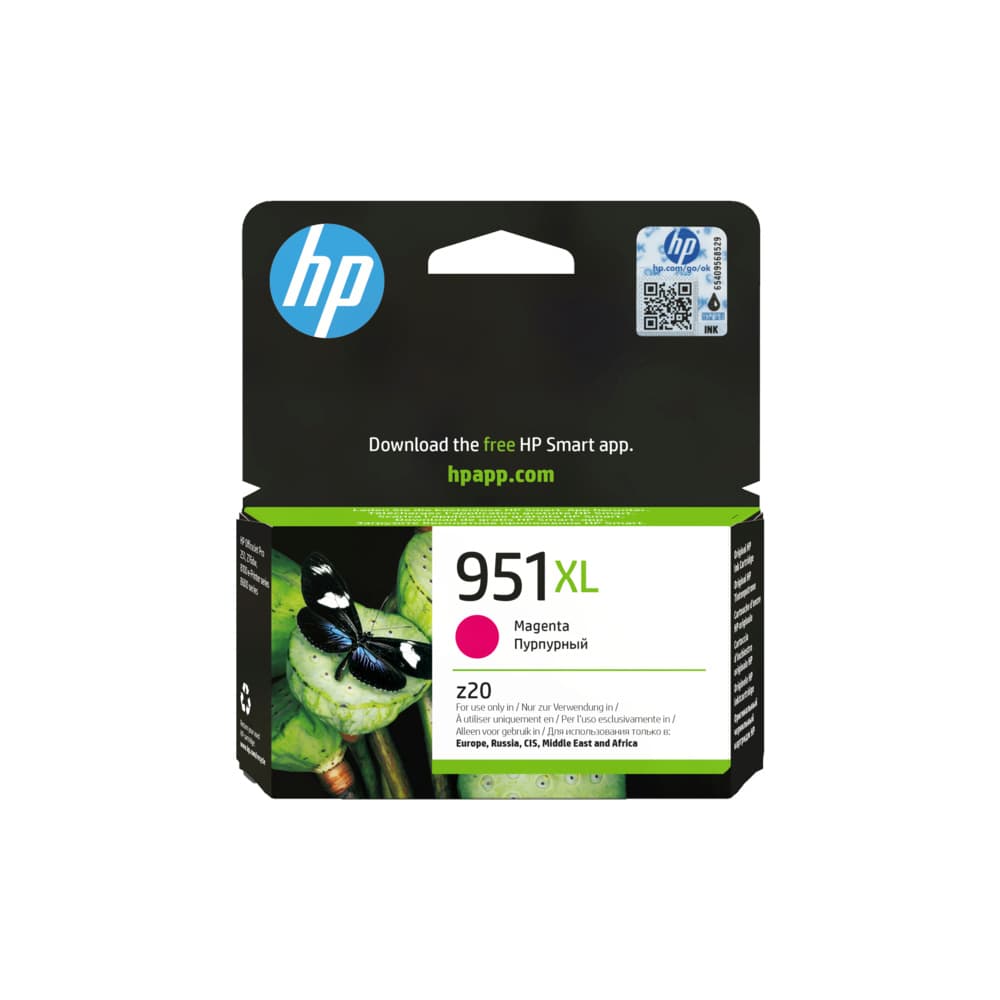 Tinteiro HP 951XL Magenta CN047AE 17ml 1500 Pág.