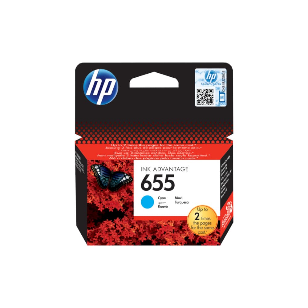 Tinteiro HP 655 Azul CZ110A 600 Pág.