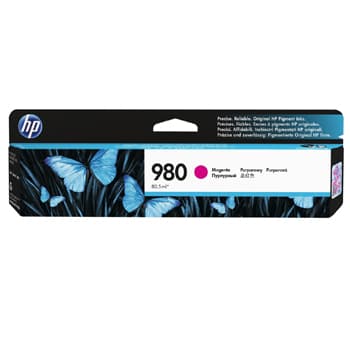 Tinteiro HP 980 Magenta D8J08A 80,5ml 6600 Pág.