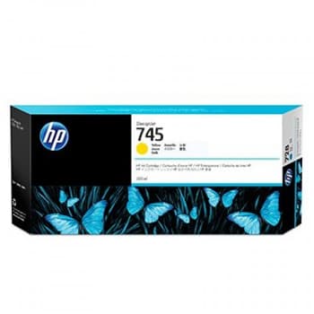 Tinteiro HP 745 Amarelo F9K02A 300ml