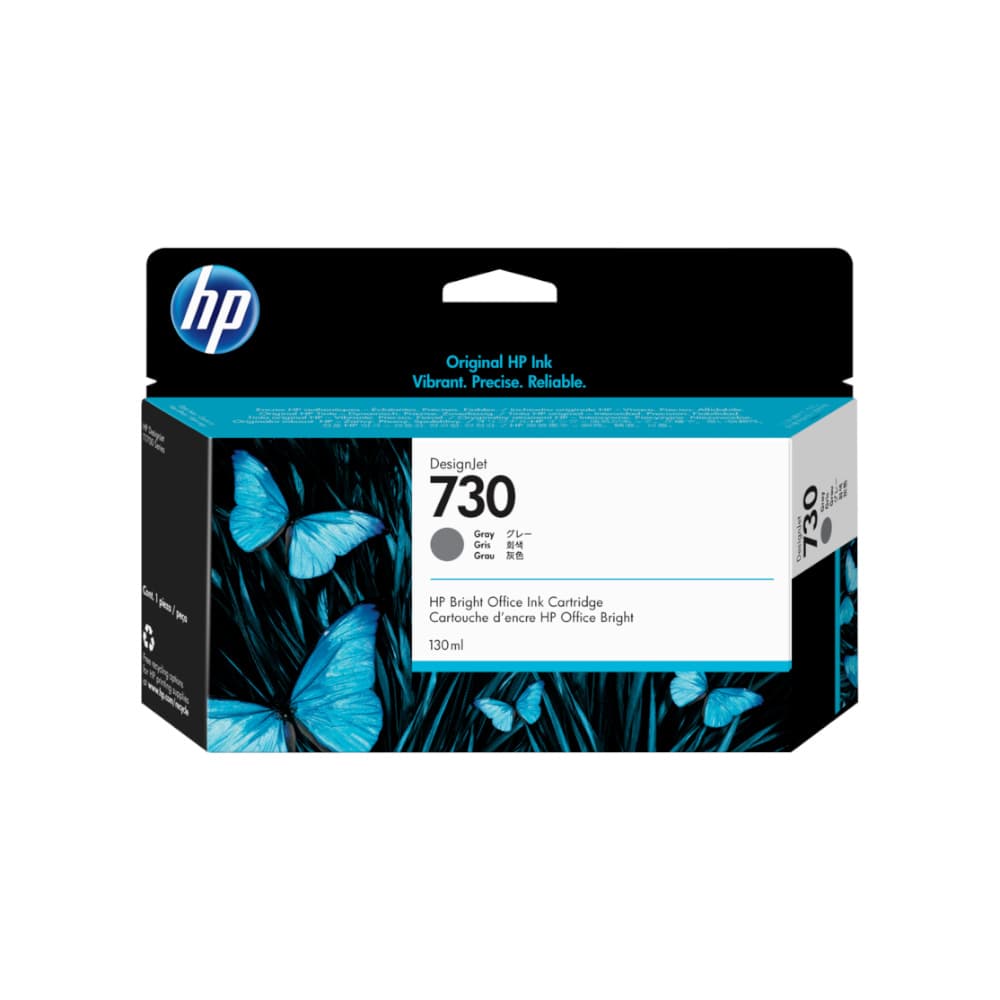 Tinteiro HP 730 Cinzento P2V66A 130ml