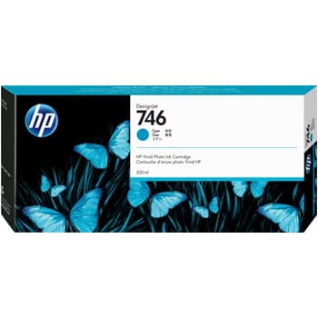 Tinteiro HP 746 Azul P2V80A 300ml