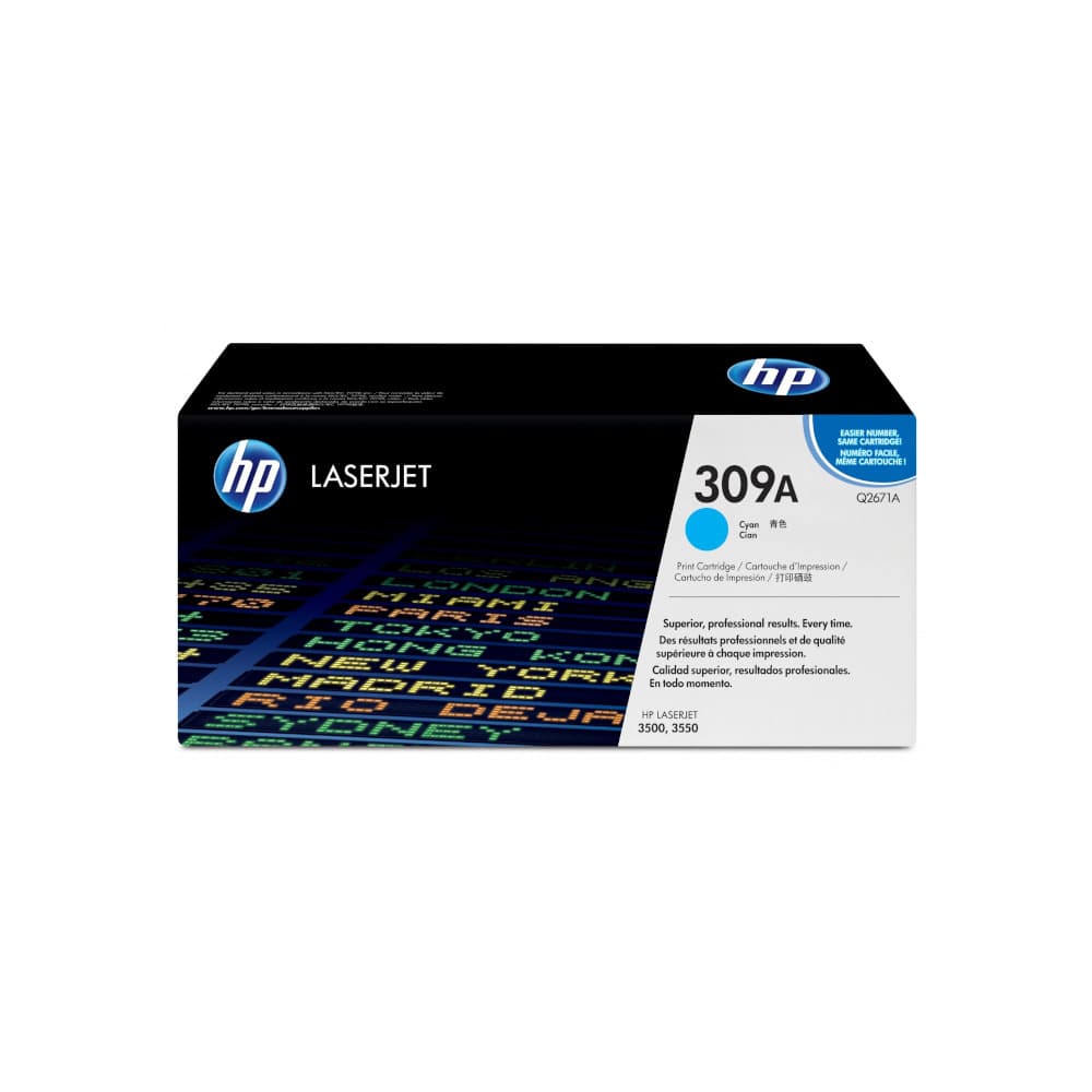 Toner HP 309A Azul Q2671A 4000 Pág.