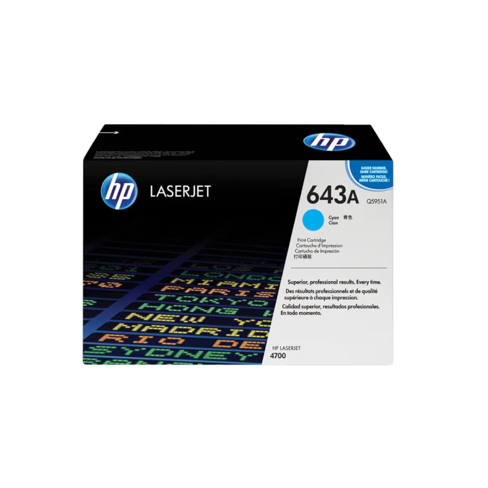 Toner HP 643A Azul Q5951A 10000 Pág.