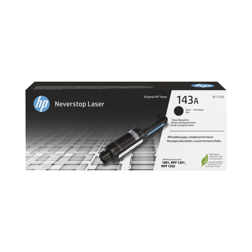 Toner HP 143A Preto W1143A 2500 Pág.