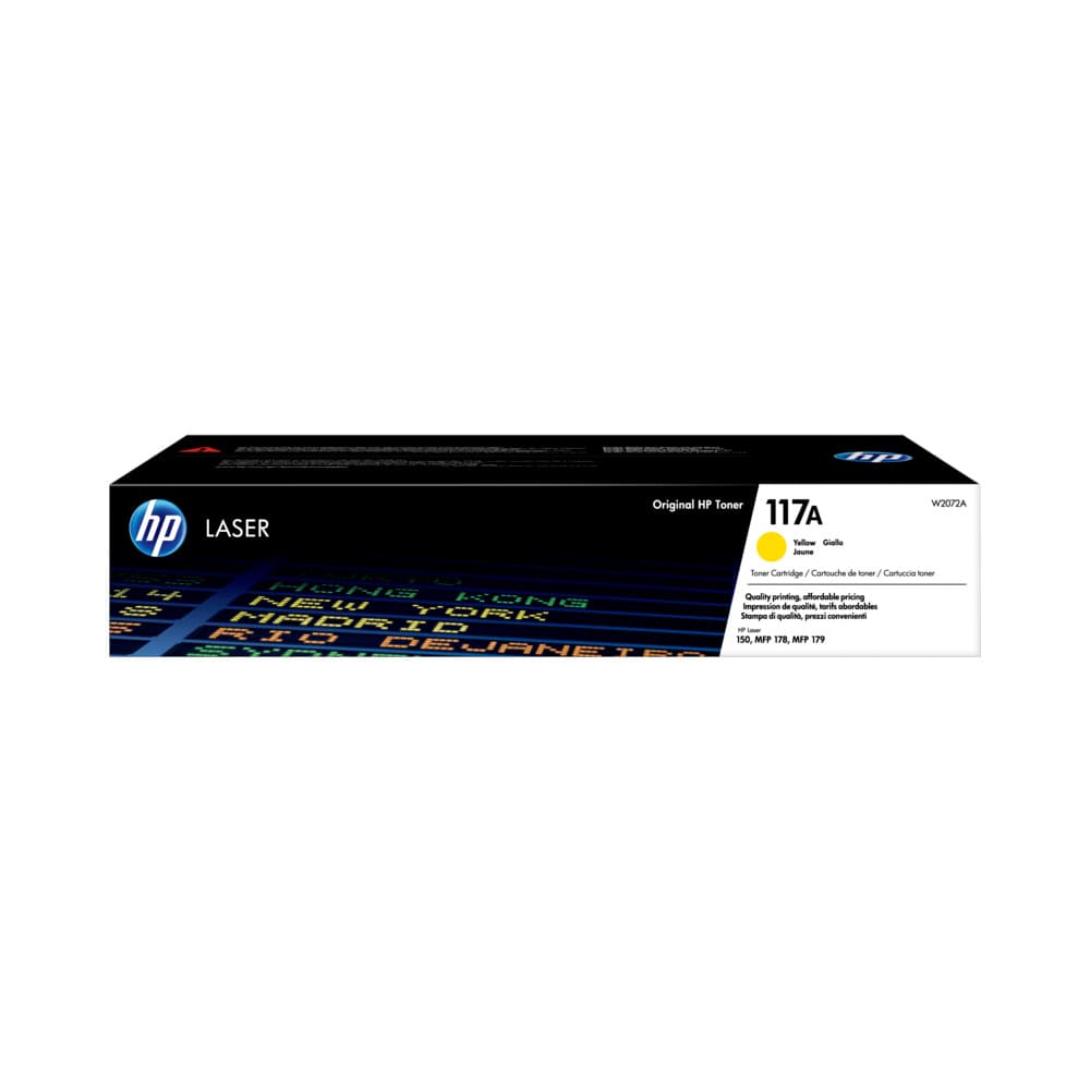 Toner HP 117A Amarelo W2072A 700 Pág.