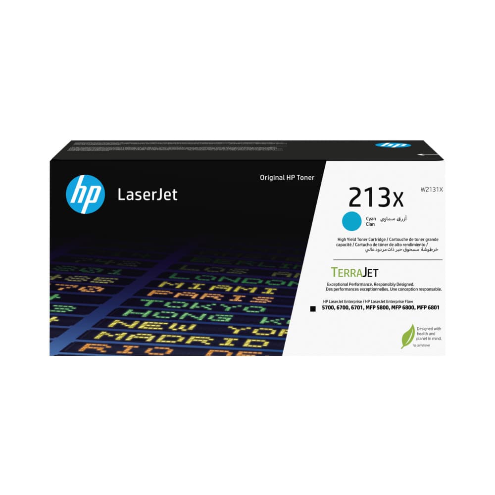 Toner HP 213X Azul W2131X 6000 Pág.