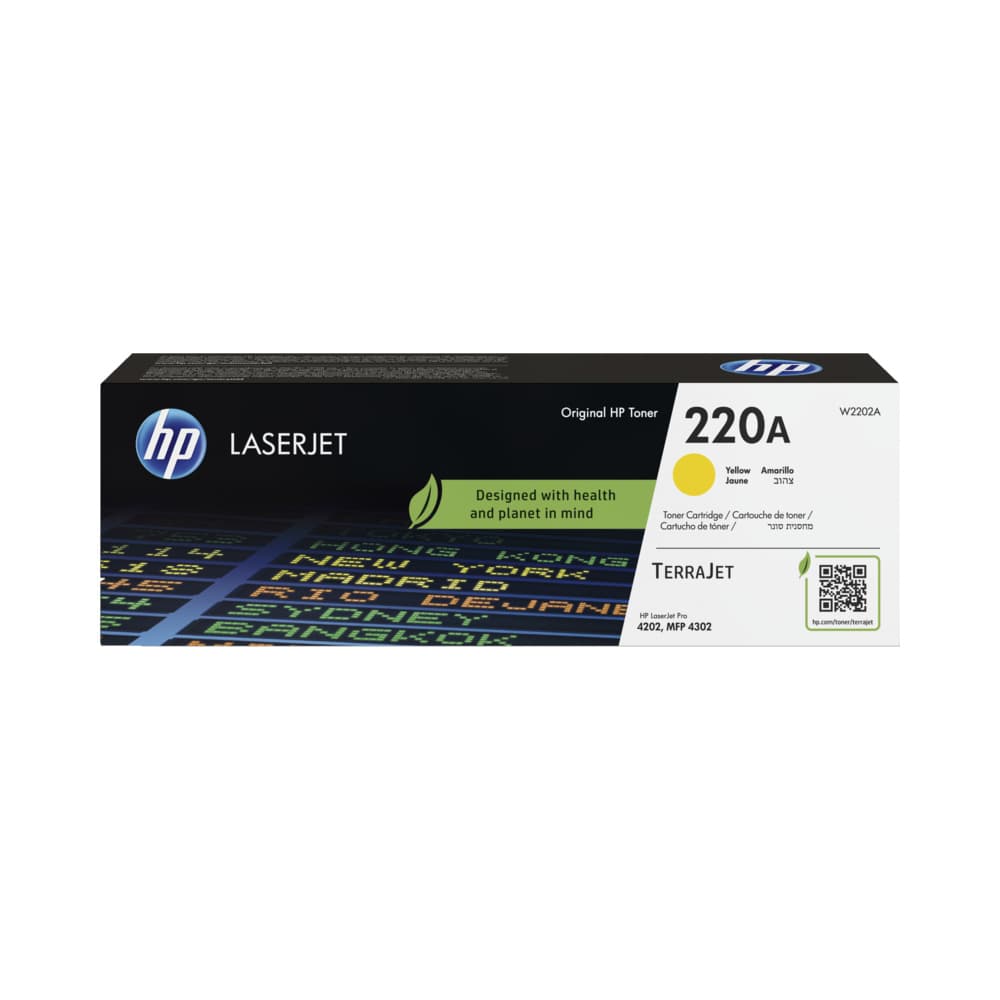 Toner HP 220A Amarelo W2202A 1800 Pág.