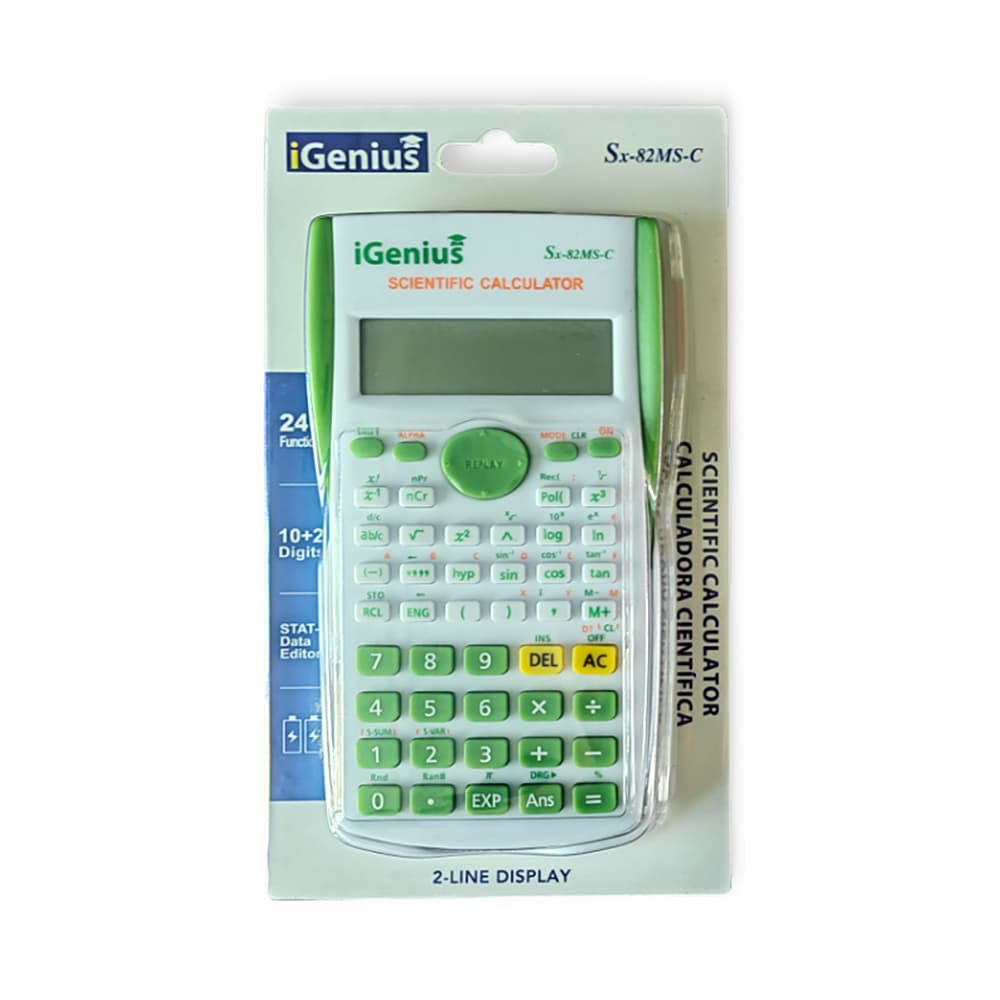 Calculadora Cientifica Igenius SX82MSC 240 Funções Sortido