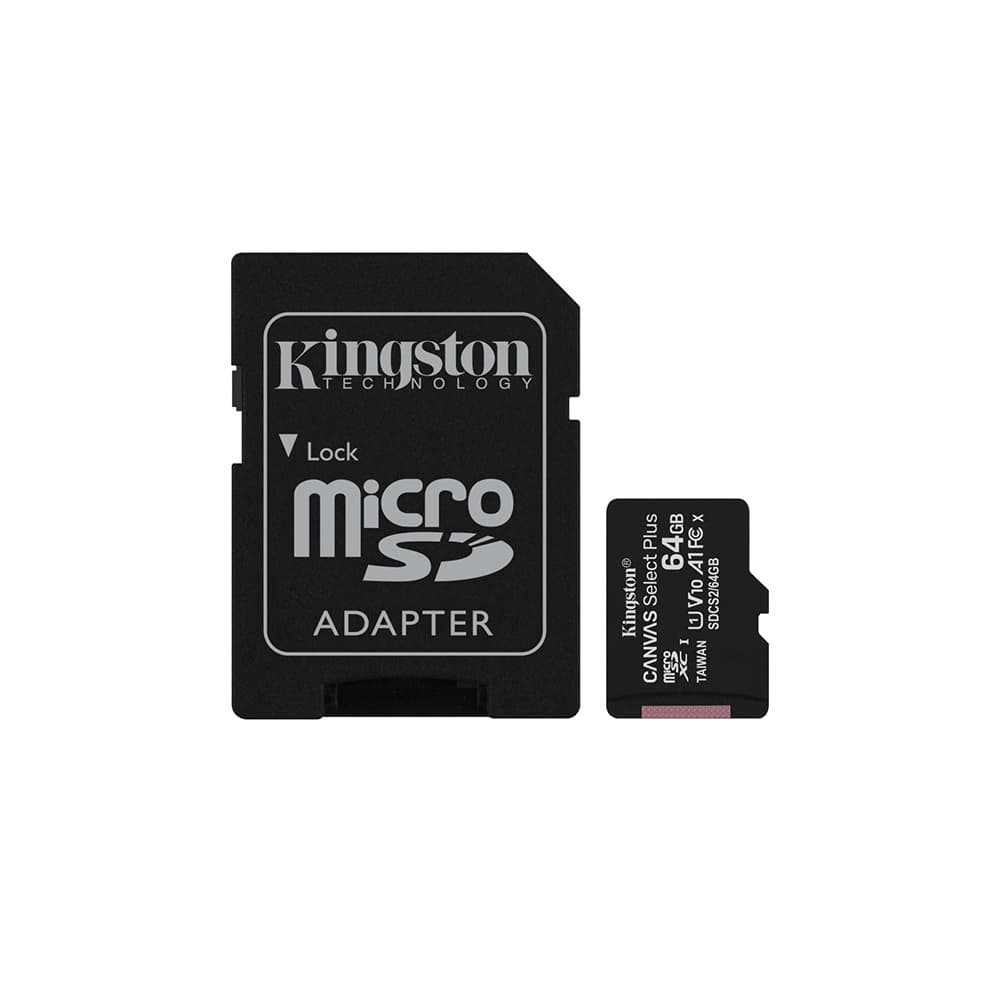 Cartão Memória micSDXC 64GB KINGSTON Canvas Select Plus