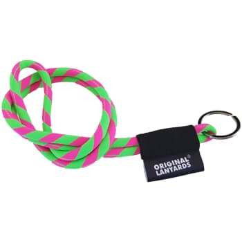 Fita Multiusos Pescoço Tube Long Verde/Rosa ø8x47cm