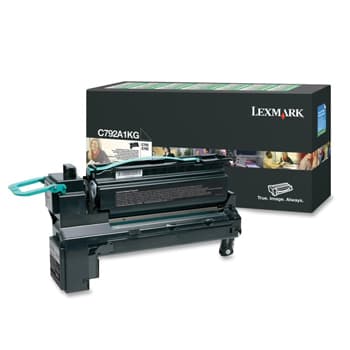 Toner LEXMARK Retorno Preto C792A1KG 6000 Pág.