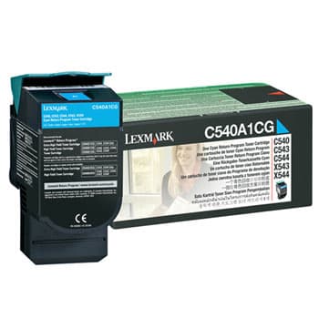 Toner LEXMARK Retorno Azul C540A1CG 1000 Pág.