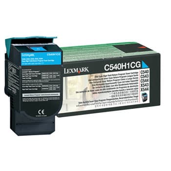 Toner LEXMARK Retorno Azul C540H1CG 2000 Pág.