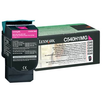 Toner LEXMARK Retorno Magenta C540H1MG 2000 Pág.