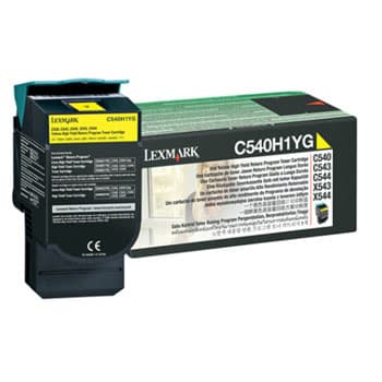 Toner LEXMARK Retorno Amarelo C540H1YG 2000 Pág.
