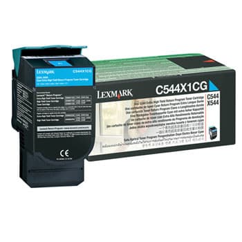 Toner LEXMARK Retorno Azul C544X1CG 4000 Pág.