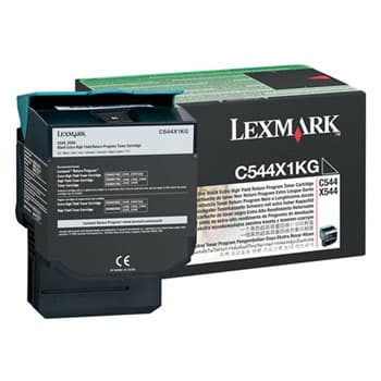 Toner LEXMARK Retorno Preto C544X1KG 6000 Pág.