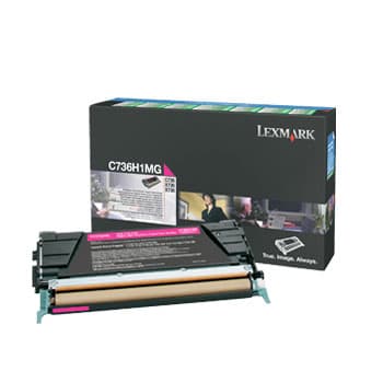 Toner LEXMARK Retorno Magenta C736H1MG 10000 Pág.