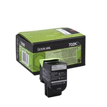 Toner LEXMARK Retorno 702K Preto 70C20K0 1000 Pág.