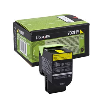 Toner LEXMARK Retorno 702HY Amarelo 70C2HY0 3000 Pág.