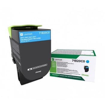 Toner LEXMARK Retorno Azul 71B20C0 2300 Pág.