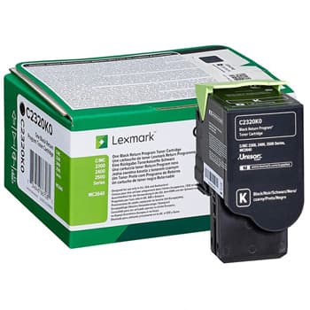 Toner LEXMARK Preto C2320K0 1000 Pág.