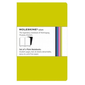 Volant XS Pautado Moleskine Verde Claro 2un