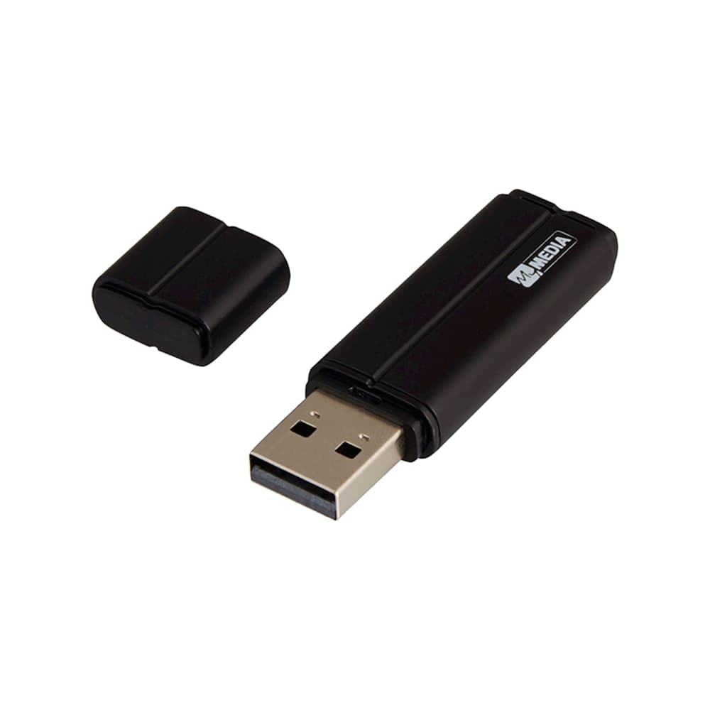 Pen Drive USB-A 2.0 64GB  MYMEDIA Preto