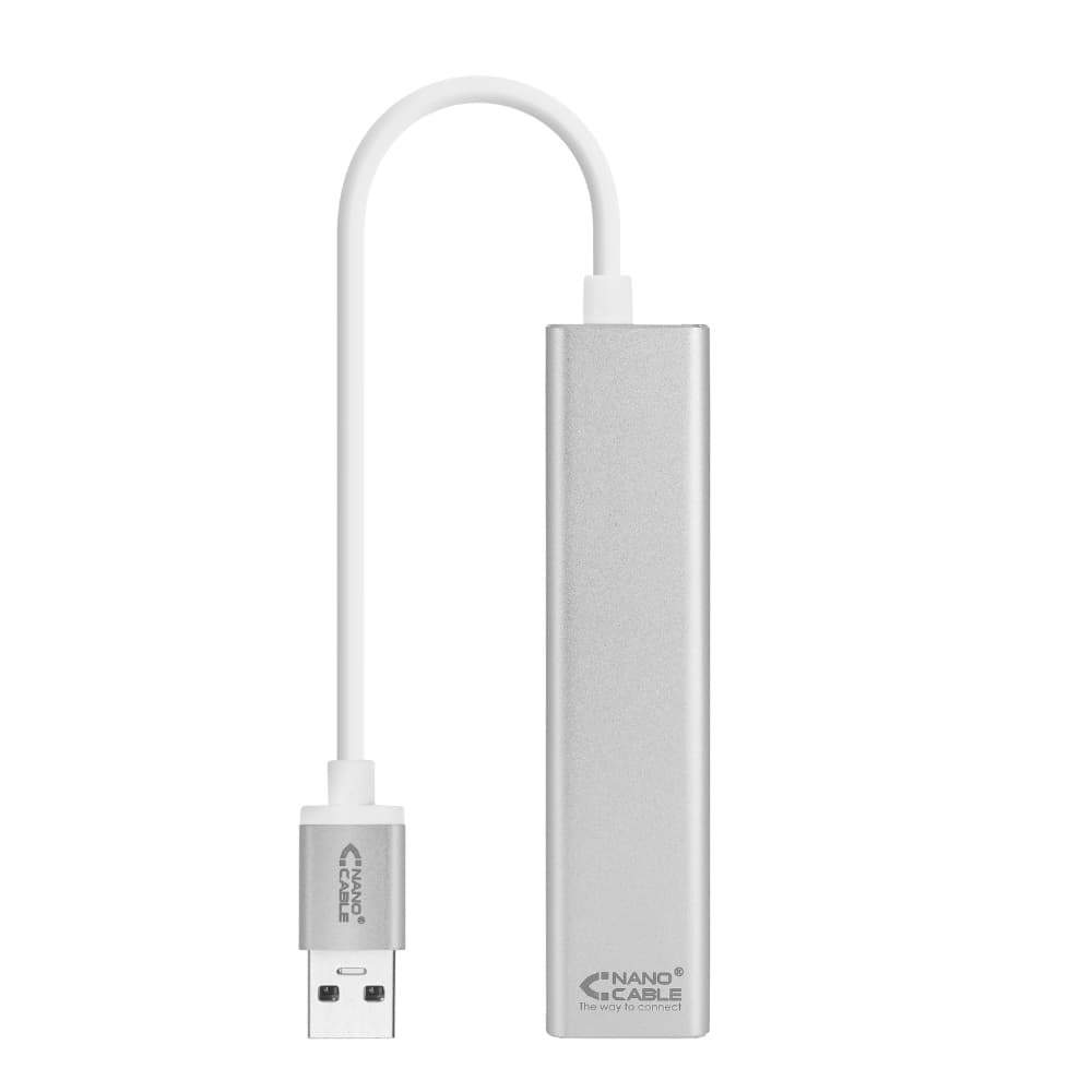 Adaptador USB-A 3.0 para Ethernet Gigabit + 3 Portas USB-A