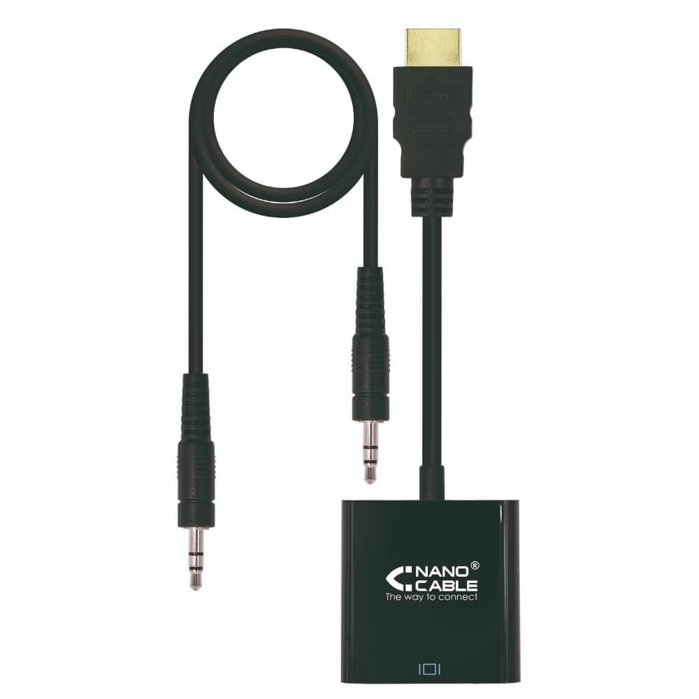 Adaptador HDMI Macho / VGA Fêmea 10cm
