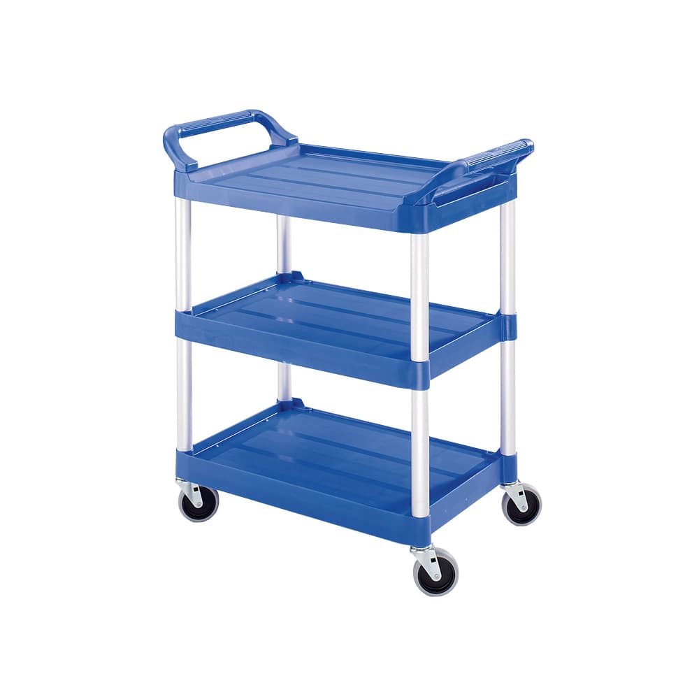 Carro Serviço 85x47x93cm Multiusos 3 Niveis Azul