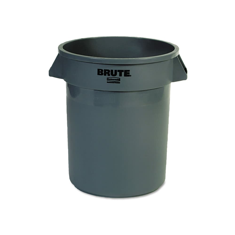 Contentor 76L Plástico Redondo Brute s/Tampa Cinza