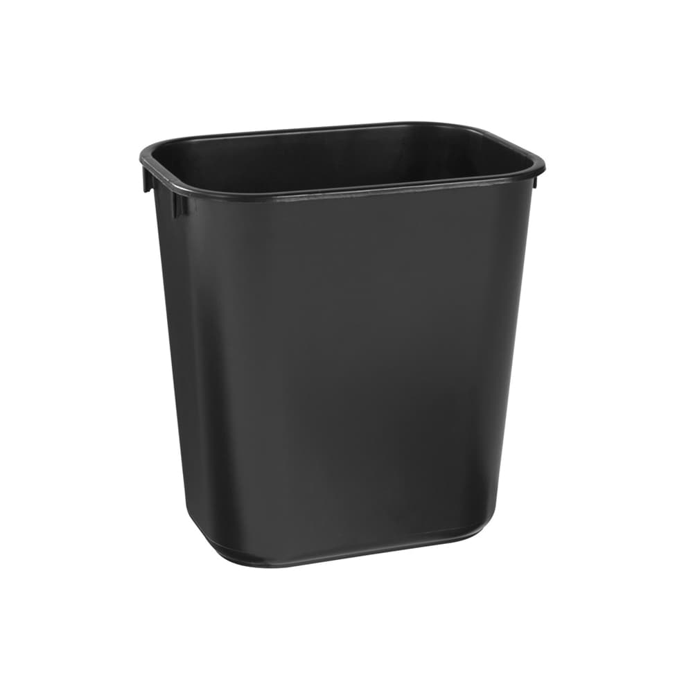 Contentor 26,6L Plástico sem Tampa Basculante Preto