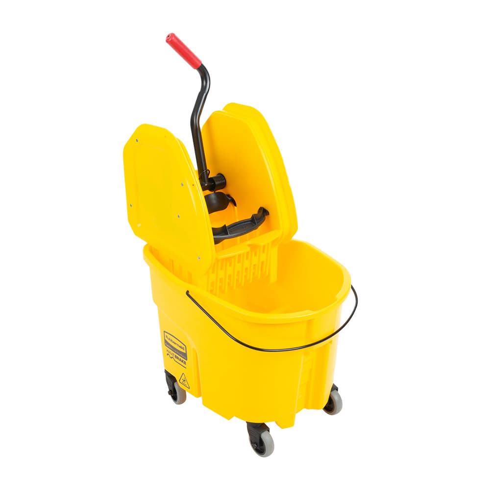 Balde 33 Litros+Prensa Conjunto Combo WaveBrake Amarelo