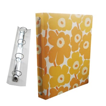 Pasta Arquivo L/E Marimekko 4 Argolas 310x240x40mm Amarelo