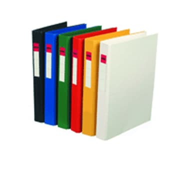 Pasta Arquivo L/E Plástico 310x227mm 2 Argolas Amarelo