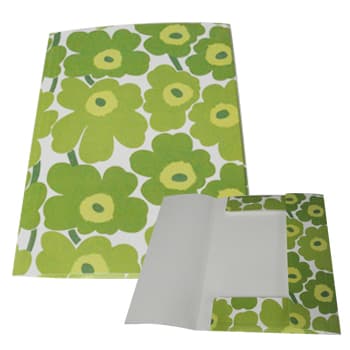 Capa 3 Abas Marimekko 320x245mm c/Elast Verde-1un