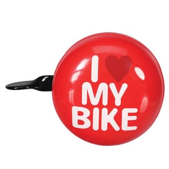 Campainha para Bicicleta I LOVE MY BIKE Vermelho