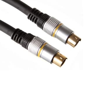 Cabo S-VHS Profissional Macho/Macho 2,5m
